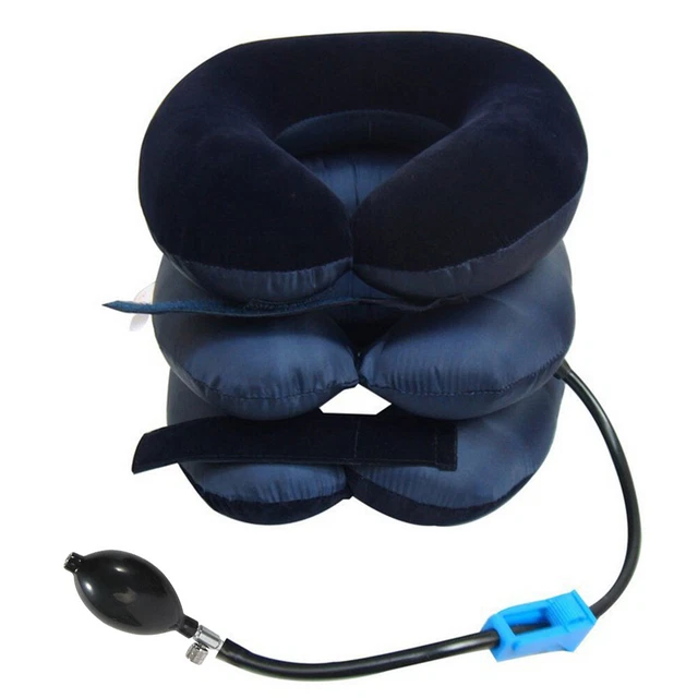 INFLATABLE NECK STRETCHER 3 Tubes Air Cervical Traction Pain Relief