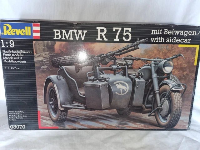 REVELL BMW R75 with sidecar 1:9 model kit £31.04 - PicClick UK