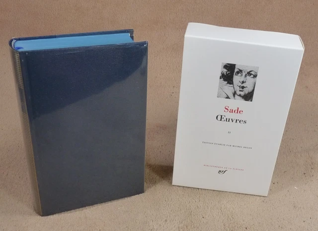 Sade Œuvres II pléiade La Pléiade - Catalogue - Bibliothèque de la Pléiade - D.A.F.