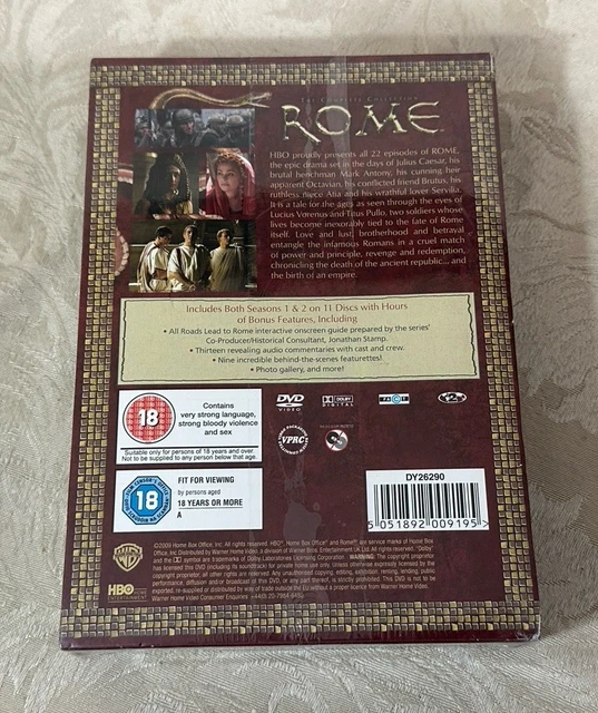 ROME - THE Complete Collection - Season 1 & 2 - DVD Box Set - NEW ...
