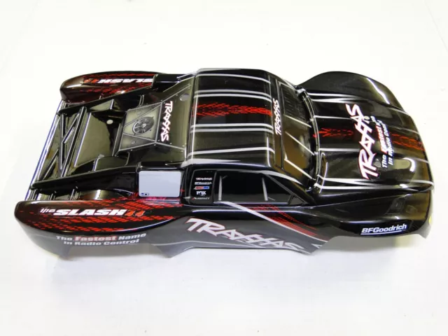 NEW TRAXXAS 1/16 SLASH Body BLACK Prographix RD4K