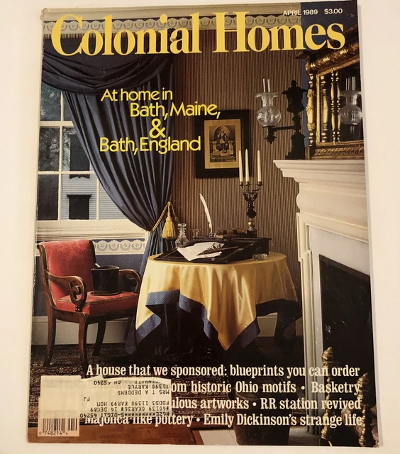 Colonial Homes Magazine April 1989