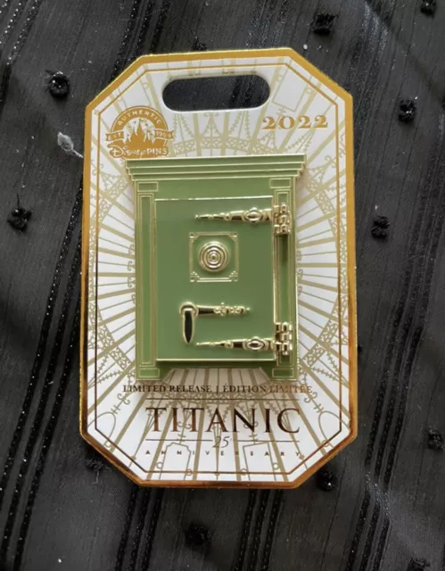 NEW Disney Titanic 25th Anniversary Heart of the Ocean Safe Pin Limited Release!
