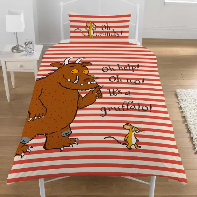 The Gruffalo 'Oh Help' Children's Duvet Cover Sets - Single Junior 4-in-1 Bundle