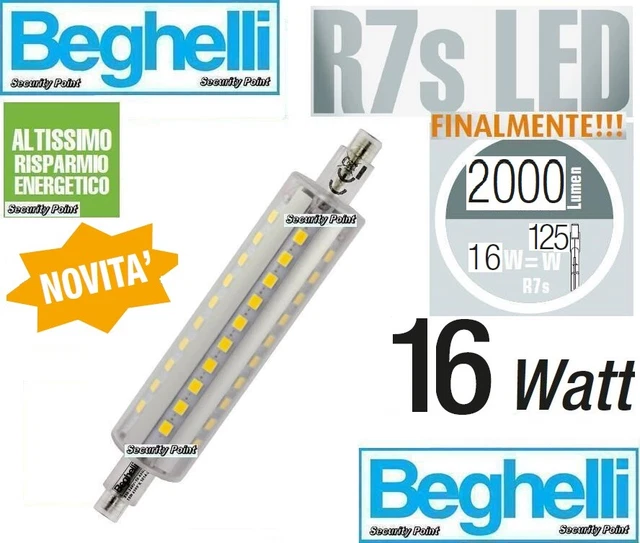 BEGHELLI ALOGENA TUBOLARE 150W E27 2500lm! RISPARMIO 20% 360 - Foto 8