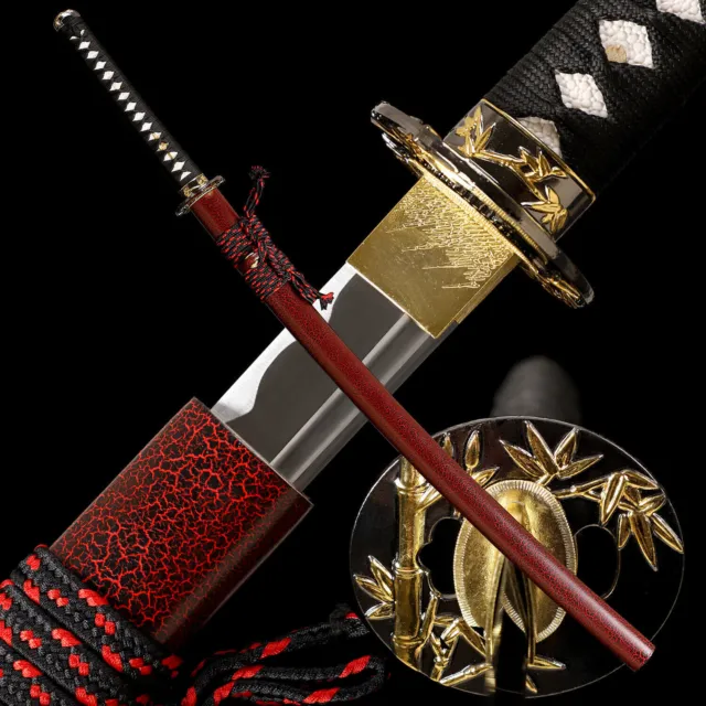 Handmade 1095 Carbon Steel Japanese Samurai Katana Sword sharp Blade Full Tang