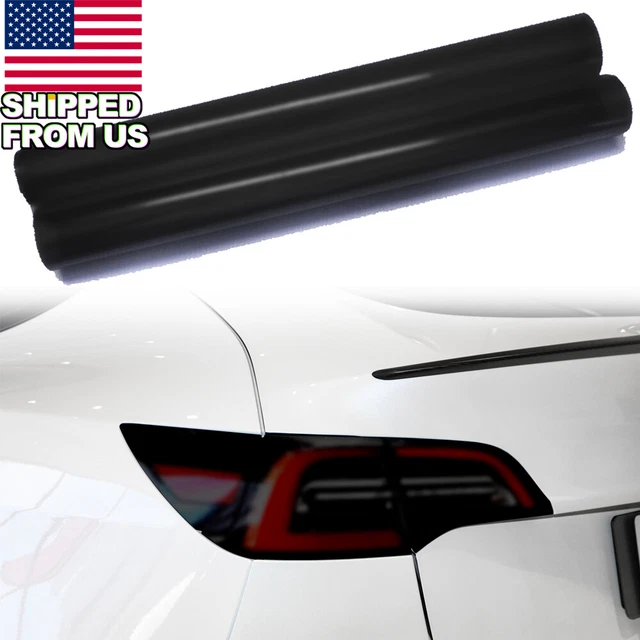 48x12 Inch Matte Black lucency Tint Film Trim Wrap For Headlight tail light Etc