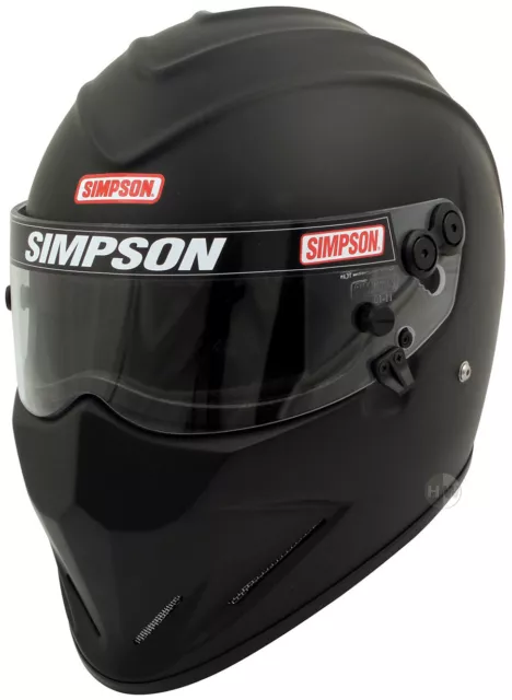 Simpson Diamondback Helm Snell Sa2020 Mattschwarz M6 Msa Hans Stig Autorennen