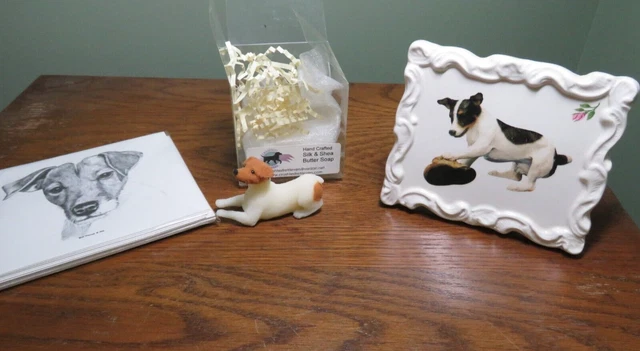 Jack Russell Terrier Blank Note Cards Handcraft Soap Porcelain picture - New A10