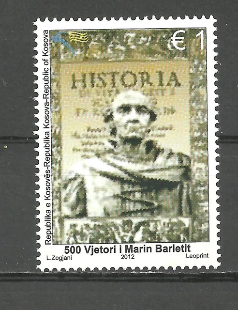 KOSOVO 2012 500. Jahrestag von Marin Barleti SET postfrisch