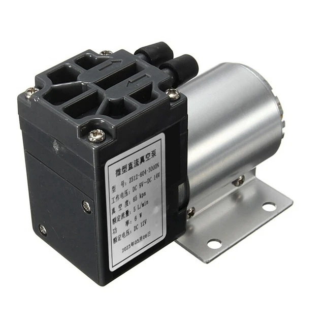 65-120Kpa DC12V 6W Vacuum Pump Negative Pressure Suction Pump with Holder f X2Q1