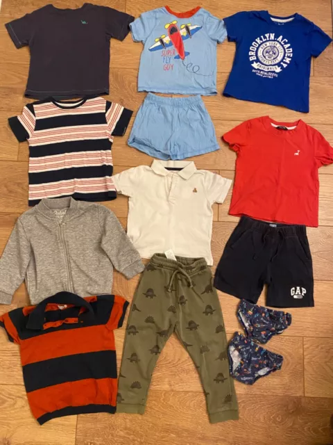 Mixed Bundle Of Boys Long /Short Sleeve Tshirts/Tops/ bottoms - Age 2-3 Years