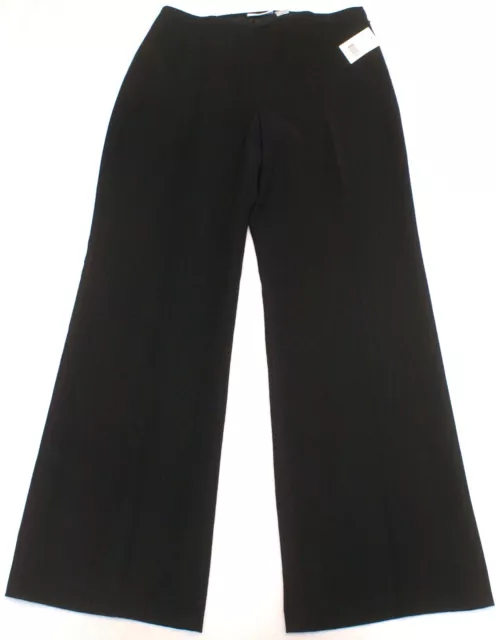 Liz Claiborne Straight Leg Black Dress Pants, Lined, Womens Size 8 (30X32), NEW