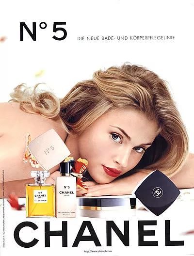 1998 CHANEL NO.5 Estella Warren perfume beauty vintage print MAGAZINE AD  $9.99 - PicClick