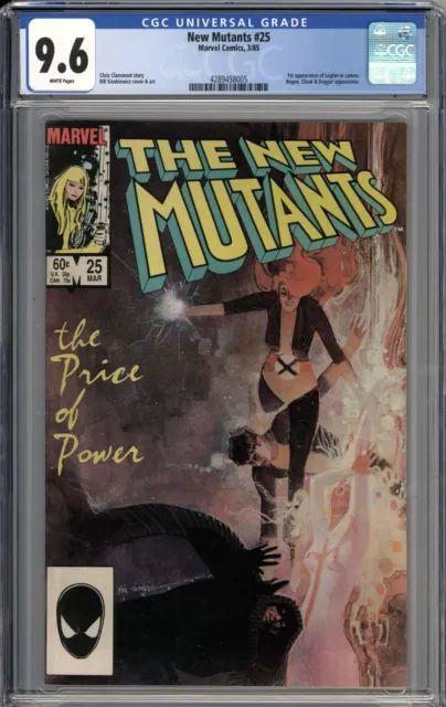 New Mutants #25 CGC 9.6 NM+ 1st Appearance of Legion WHITE PAGES