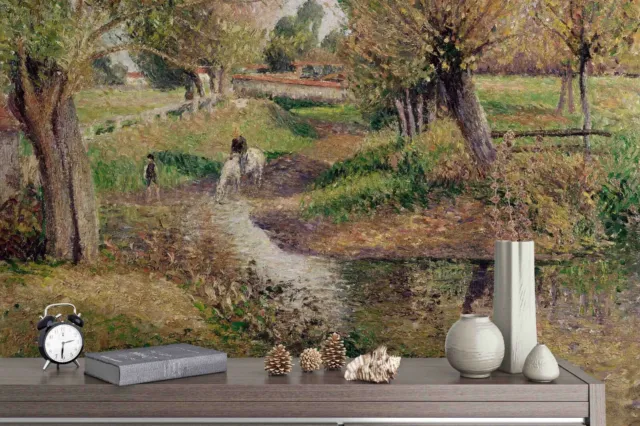 3D Fine Art Oil Painting Forest Self-adhesive Removable Wallpaper Murals Wall