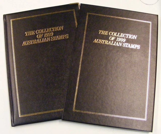 Australia Post 1999 Leather Year Album collection PO Cost $87.95 Retail $150 MUH