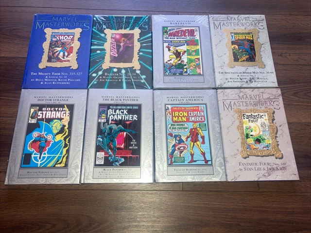 Marvel Masterworks lot of 8 Hardcover NEW SEALED RARE Stan Lee