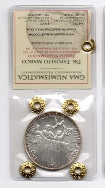 Vaticano 1000 Lire 1996 Giovanni Paolo Ii Da Serie Annuale Zecca Argento Silver