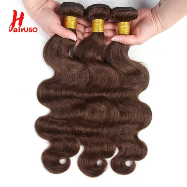 Brazilian Hair Weaving Bundle Brown Hair Extension Remy Chocolate Bone HumanHair