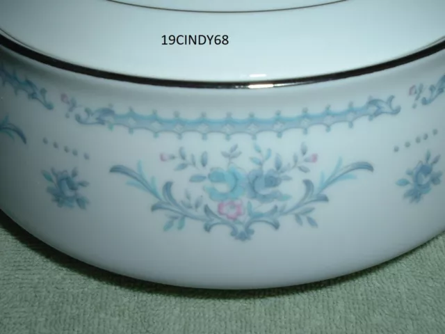 Ekco International Exquisite Fine China Covered Dish In "Winsford" Pattern 2