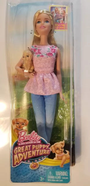 Barbie and Her Sisters in The Great Puppy Adventure Barbie Doll Rare New