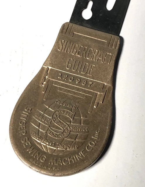Vintage SINGER Sewing Machine Co. SingerCraft Guide * Simanco 120987 Made in USA Vintage SINGER Sewing Machine Co. SingerCraft Guide * Simanco 120987 Made in USA