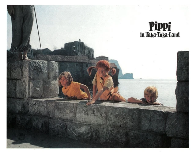 PIPPI IN TAKA-TUKA-LAND ORIGINAL Aushangfoto Lindgren /Inger Nilsson