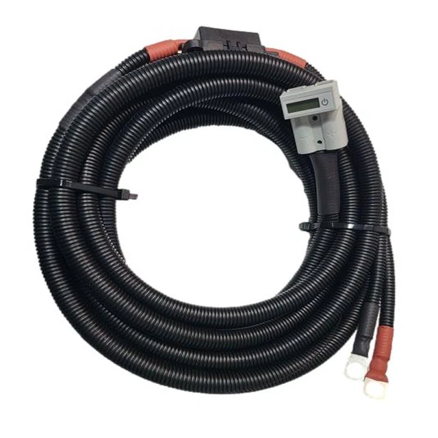 12v 24v 6m Extension Lead with 50a Anderson Volt Meter 50a Midi Fuse Spit Tube