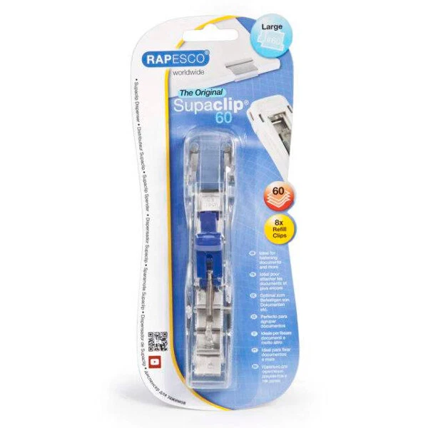 Dokumentenclip-Spender Supaclip 60, transparent