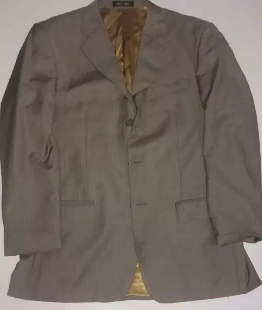 Formal Men's Jacket, Brown Color, Size Approximately 50. Formal Jacket