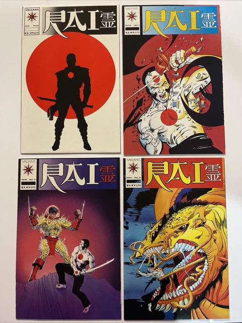 RAI #0-#3 NM (1992 VALIANT)- 1st APPEARANCE of BLOODSHOT & RAI - Rare 4 Book Lot