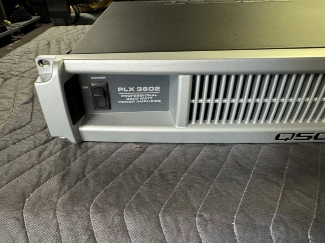 QSC PLX3602 2-CHANNEL Power Amplifier 1800W 2Ω 1250W 4Ω Used