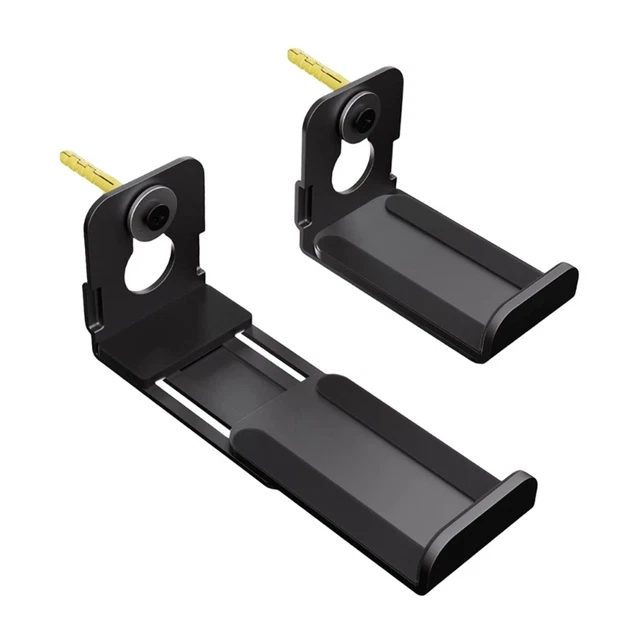 2 Supports Muraux Pour Enceintes Satellites - Marque Auvisio - Neufs Scellés