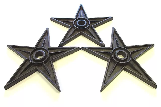 3  Cast Iron    Star       Wood & Stone +   Building Wall  Rod  Washer
