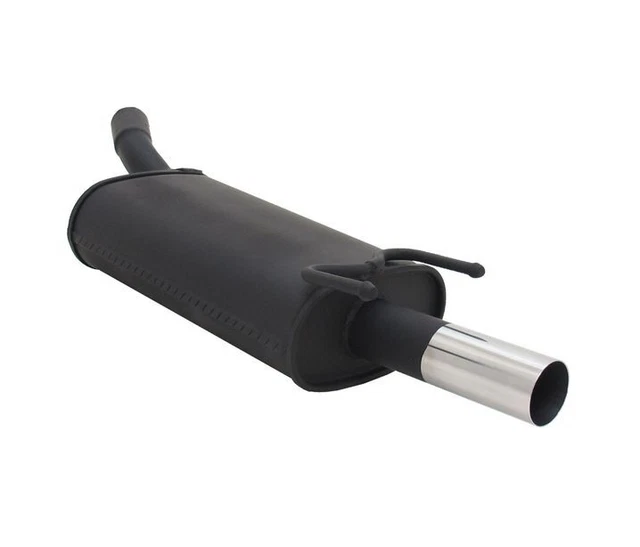 Ligne D'échappement Complète Pour Opel Corsa B 1.4 16V / 1.6 GSI - 2 Silencieux, Acier Aluminié, Neuve