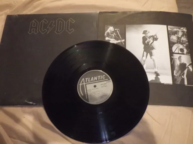 LP AC/DC ‎– Back In Black PRESSAGE 1980 ORIGINAL CANADA