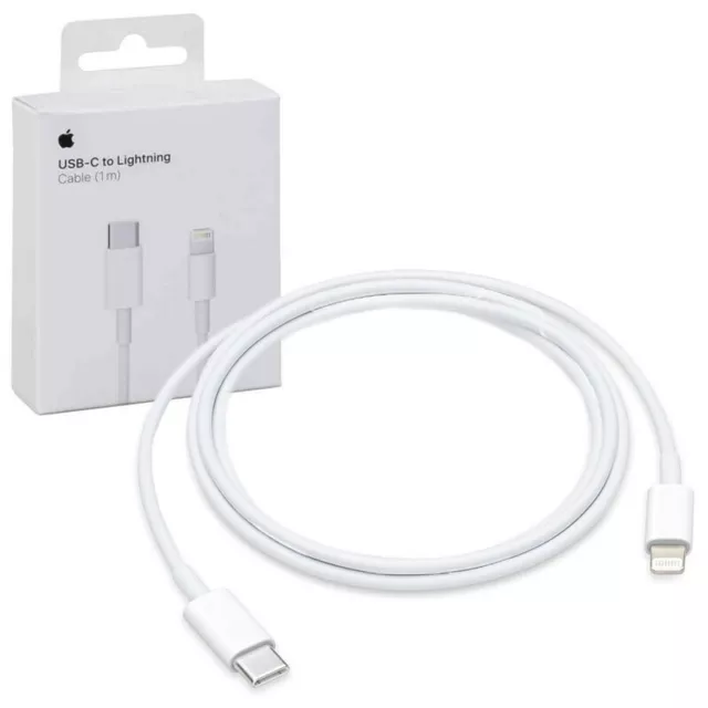 Cavo USB tipo C Lightning 2 Metri ORIGINALE per Apple iPhone X XS 11 12 PRO MAX