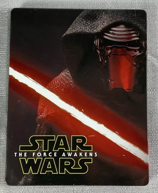 Star Wars The Force Awakens (Blu-Ray, DVD,Bonus Disc, Metal Case, 2016)