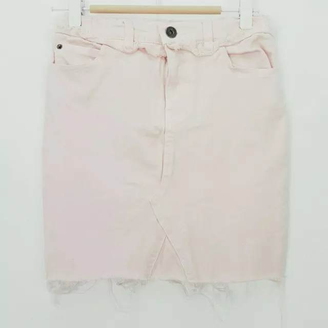 BARDOT Junior Girls Size 10 Pink Denim Skirt