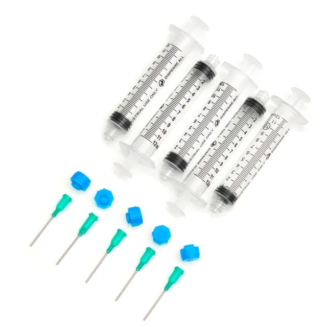 Dispense All - The 5 Pack - 10ml Industrial Syringes with 18g Blunt Tip and Caps