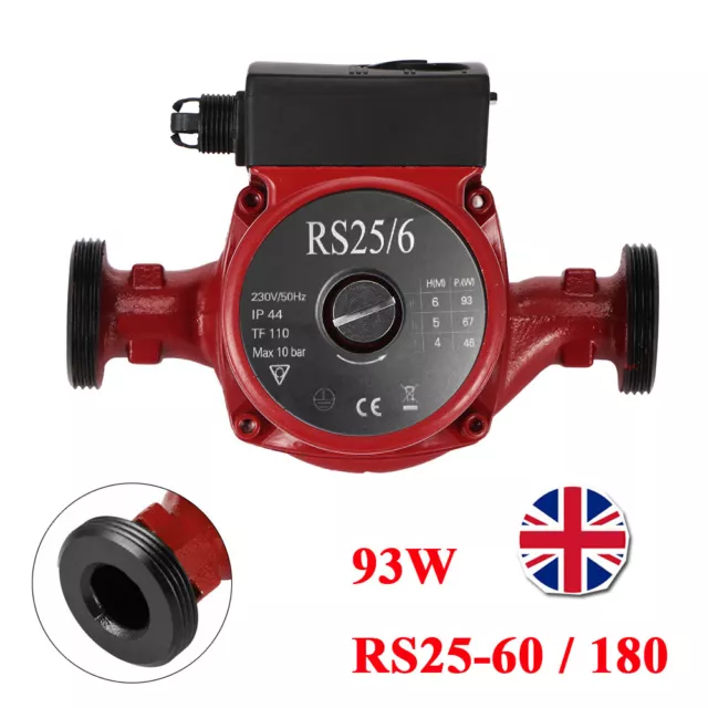 Central Heating Recirculating Pump Hot Water Circulation Pump 3 Speed Switch