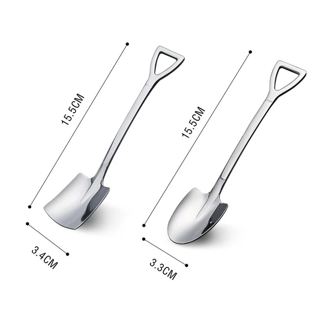 Cuchara de pala cuchara cuchara para comer salvaje 4/10 piezas cuchara de café postre gadget