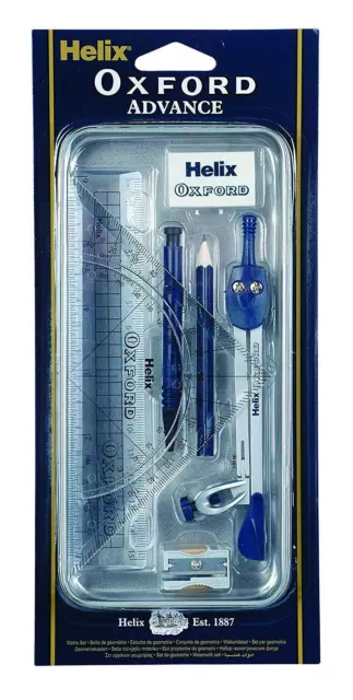 Advanced Math Set With Set Square Protractor Eraser Sharpener Ruler ETC 2