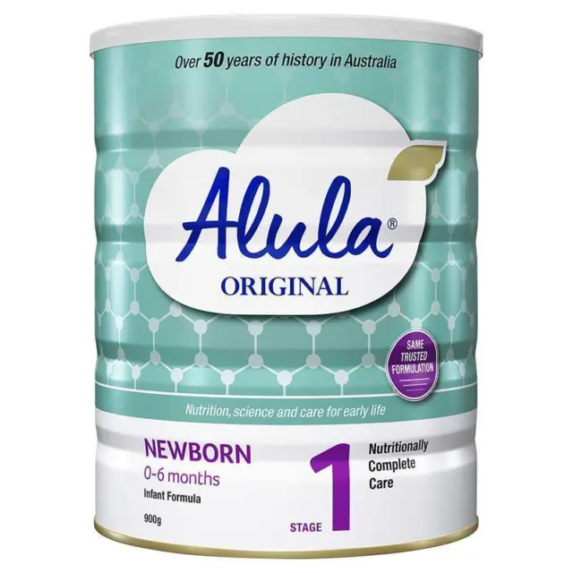 Alula Original Stage 1 Newborn Infant Formula 0-6 Months 900g