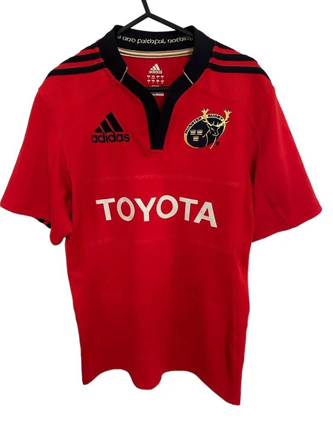 Munster Rugby  Shirt Adidas Toyota Rugby Union Ireland S IRFU Limerick Cork