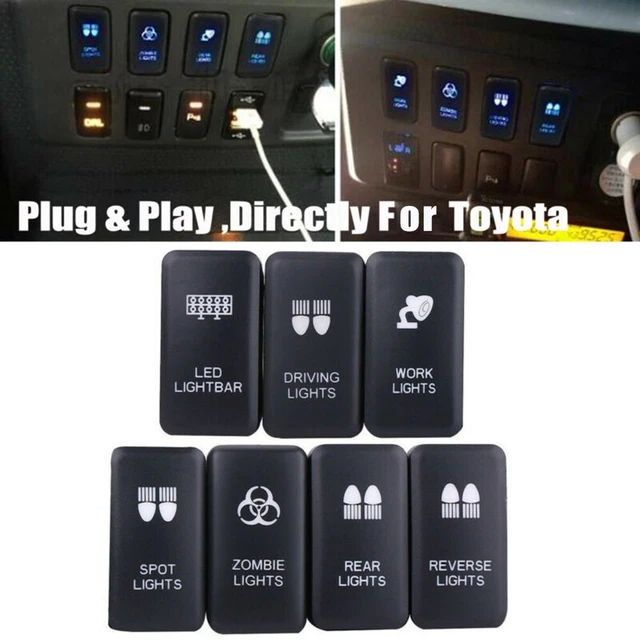 Ottimo interruttore di ricambio per barre luminose LED Toyota durevoli e di lunga durata