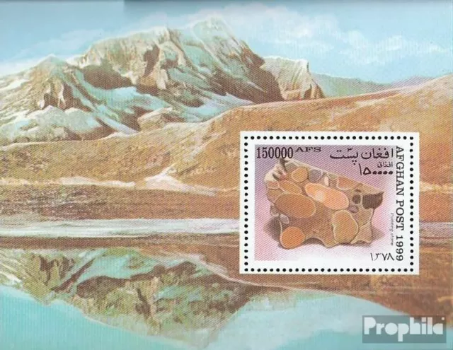 Afghanistan Blocco di 110 (completa edizione) MNH 1999 Minerali