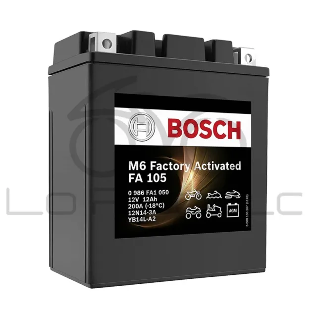 Yb14L-A2 Batteria Bosch A Gel Sigillata Suzuki Gsx 750 E 1980 - 1984