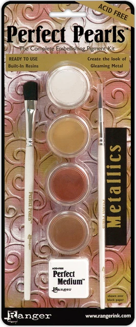 Ranger Perfect Pearls Pigment Powder Kit-Metallics PPP-KIT-15963